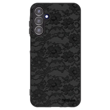 Picasee Samsung Galaxy A15 A156B 5G Hülle - Schwarzes Silikon - Dark Elegance