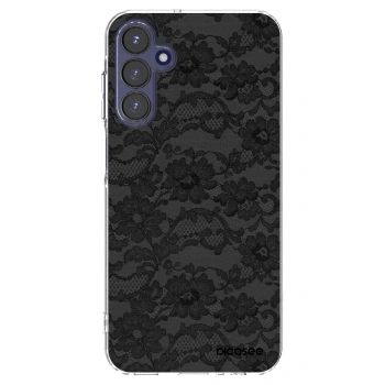 Picasee Samsung Galaxy A15 A155F 4G Hülle - Transparentes Silikon - Dark Elegance