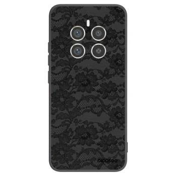 Picasee Realme 12 Pro 5G Hülle - Schwarzes Silikon - Dark Elegance