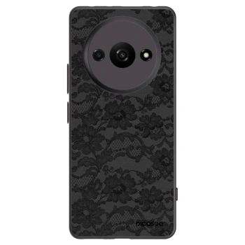 Picasee Xiaomi Redmi A3 Hülle - Schwarzes Silikon - Dark Elegance