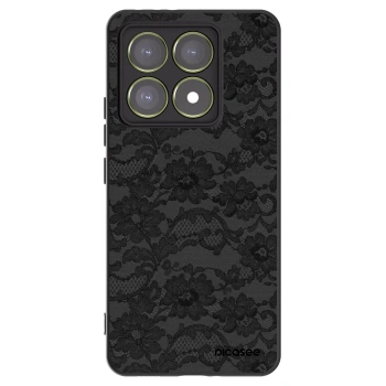 Picasee Xiaomi 14T Hülle - Schwarzes Silikon - Dark Elegance