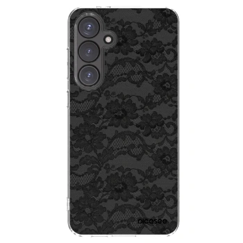Picasee Samsung Galaxy S24 FE S721B Hülle - Transparentes Silikon - Dark Elegance