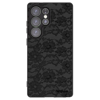 Picasee Samsung Galaxy S25 Ultra 5G Hülle - Schwarzes Silikon - Dark Elegance