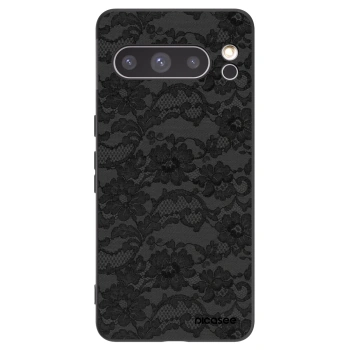 Picasee Google Pixel 8 Pro Hülle - Schwarzes Silikon - Dark Elegance
