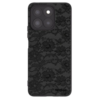Picasee Honor X8c Hülle - Schwarzes Silikon - Dark Elegance