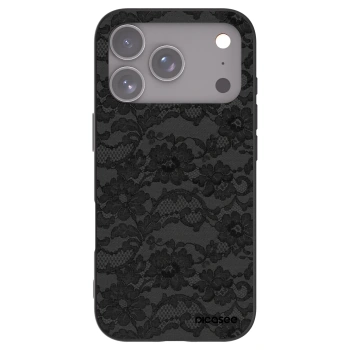 Picasee Apple iPhone 17 Pro Hülle - Schwarzes Silikon - Dark Elegance