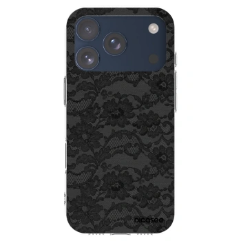 Picasee Apple iPhone 17 Pro Hülle - Transparentes Silikon - Dark Elegance