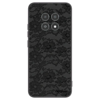 Picasee Realme 12X Hülle - Schwarzes Silikon - Dark Elegance