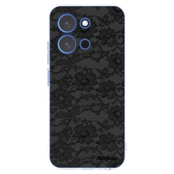 Picasee Xiaomi Redmi 15C 4G Hülle - Transparentes Silikon - Dark Elegance