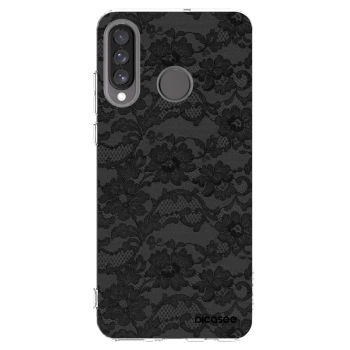 Picasee Huawei P30 Lite Hülle - Transparentes Silikon - Dark Elegance