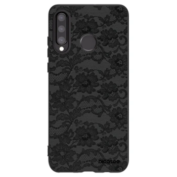 Picasee Huawei P30 Lite Hülle - Schwarzes Silikon - Dark Elegance