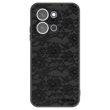 Picasee Xiaomi Redmi 15C 5G Hülle - Schwarzes Silikon - Dark Elegance
