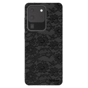 Picasee Samsung Galaxy S20 Ultra 5G G988F Hülle - Transparentes Silikon - Dark Elegance