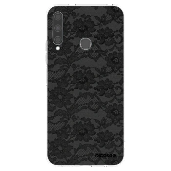 Picasee Huawei P40 Lite E Hülle - Transparentes Silikon - Dark Elegance