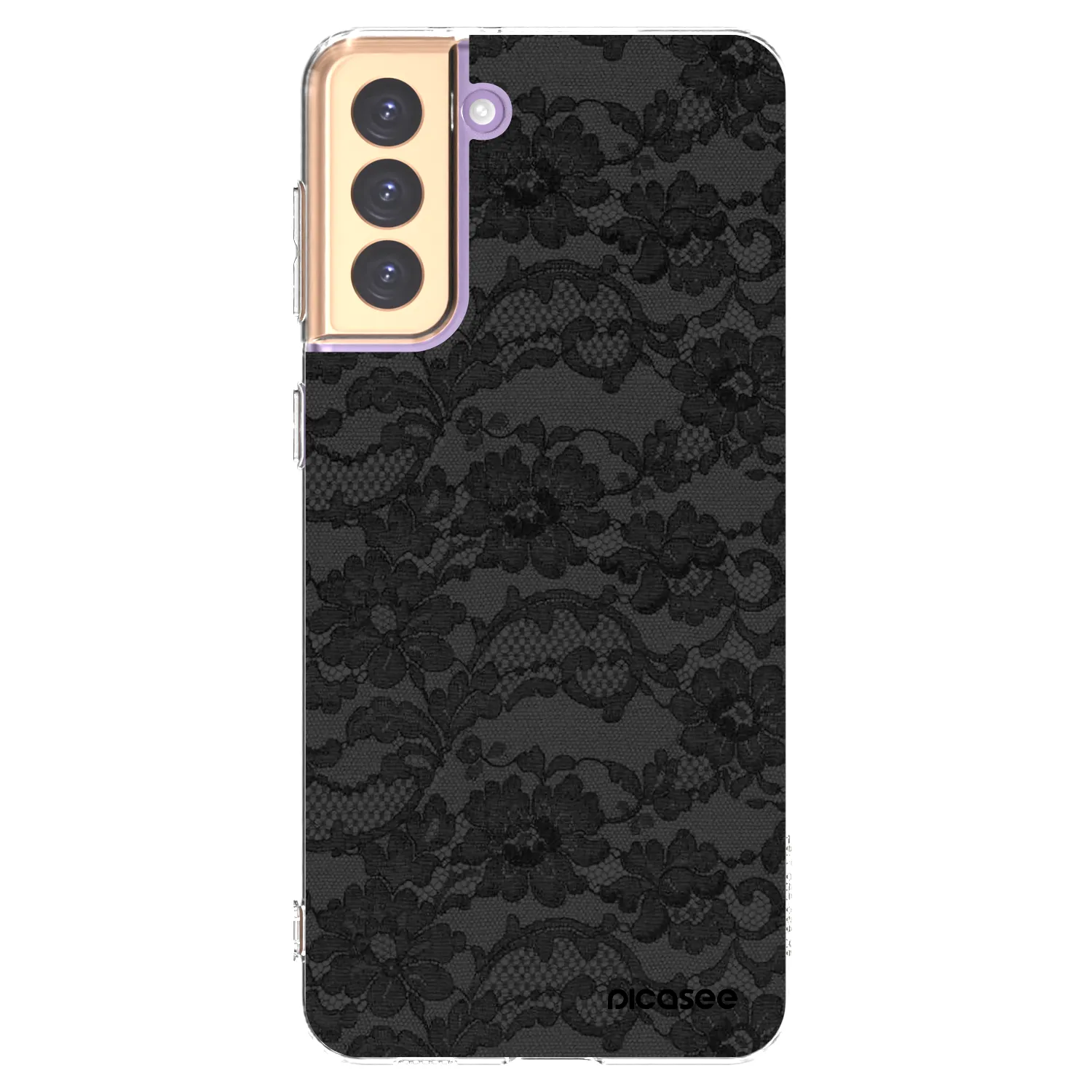Picasee Samsung Galaxy S21+ 5G G996F Hülle - Transparentes Silikon - Dark Elegance