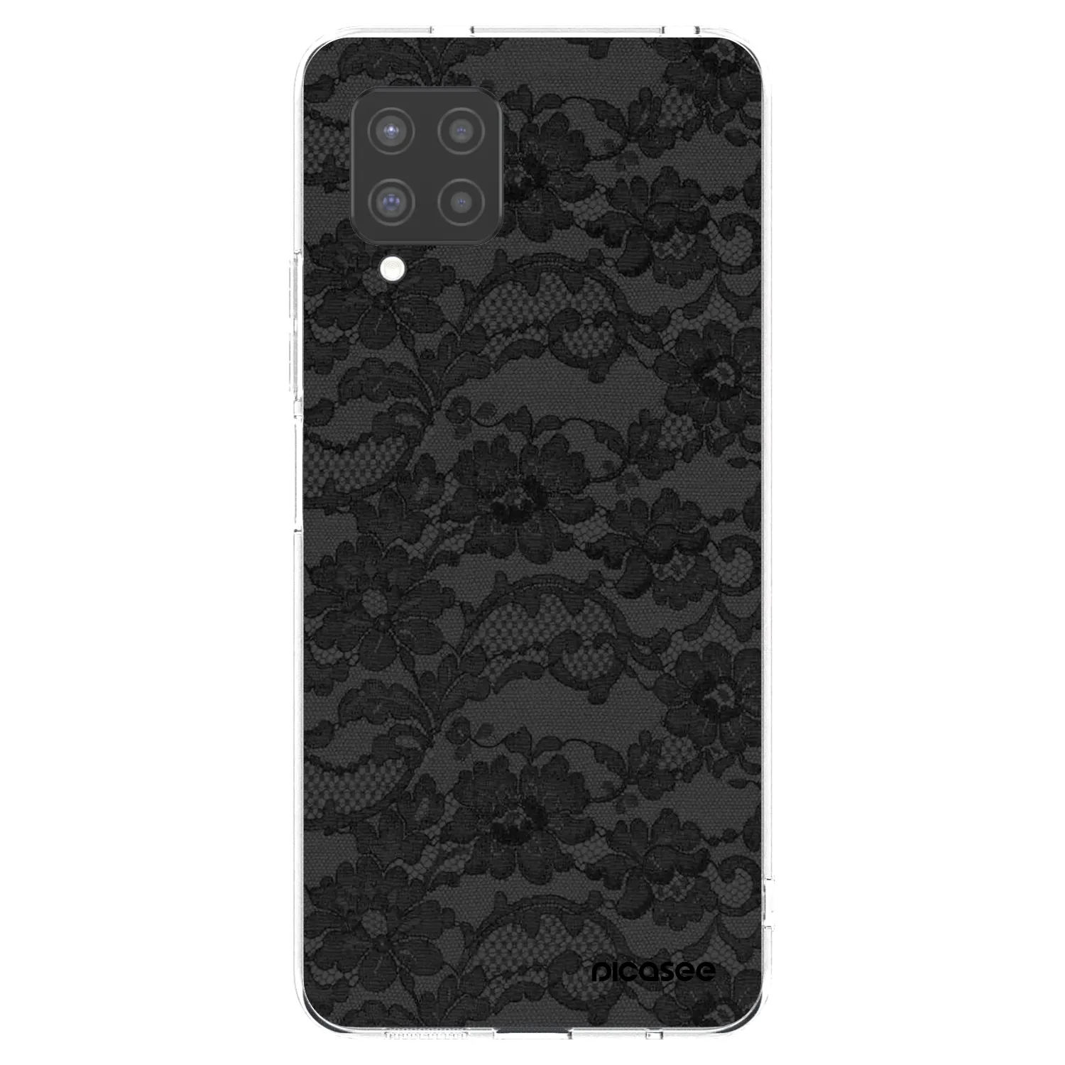 Picasee Samsung Galaxy A42 A426B Hülle - Transparentes Silikon - Dark Elegance