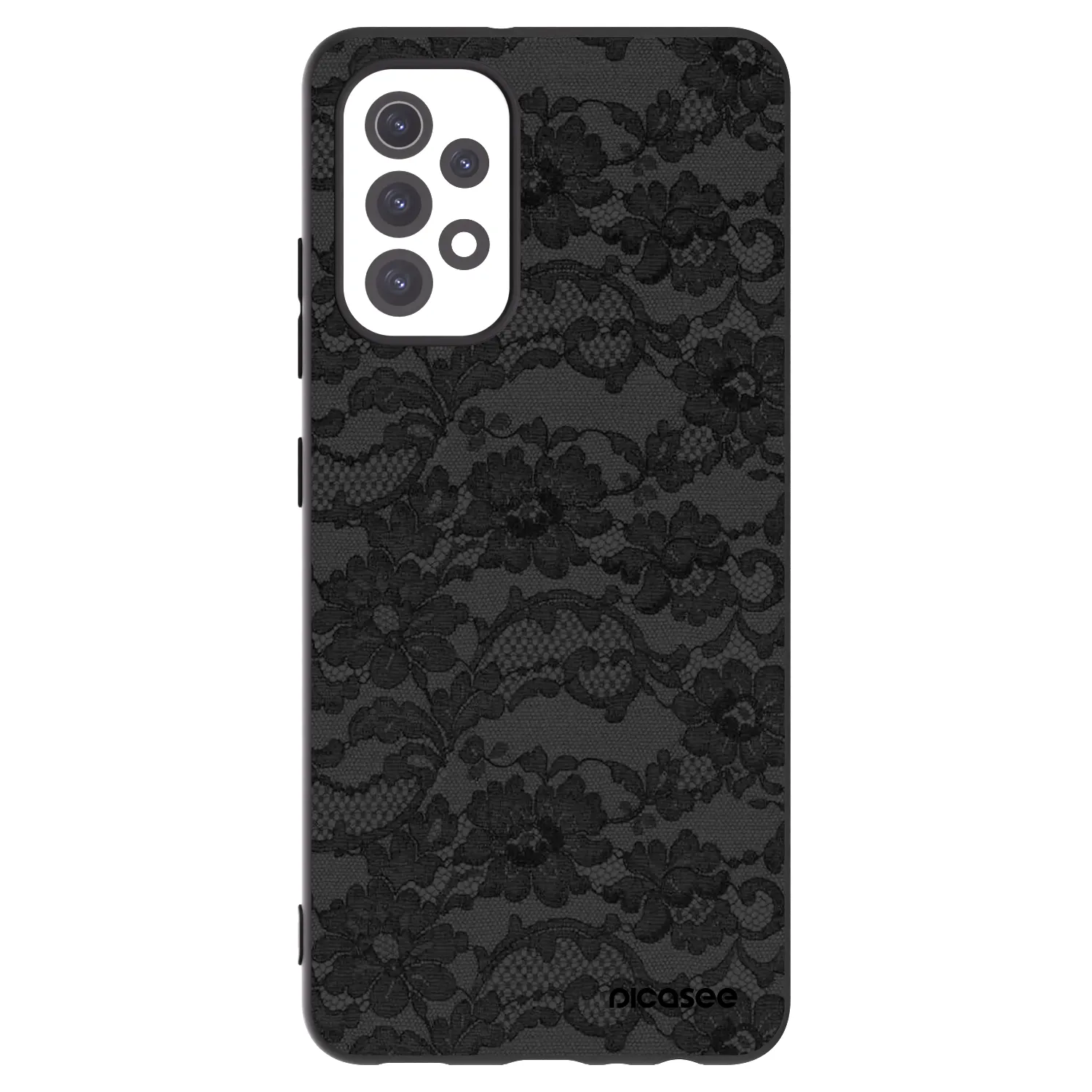 Picasee Samsung Galaxy A32 5G A326B Hülle - Schwarzes Silikon - Dark Elegance