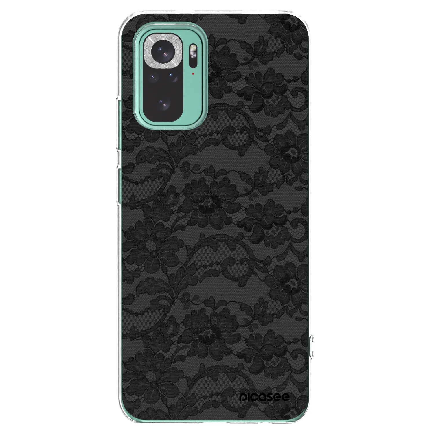Picasee Xiaomi Redmi Note 10 Pro Hülle - Transparentes Silikon - Dark Elegance