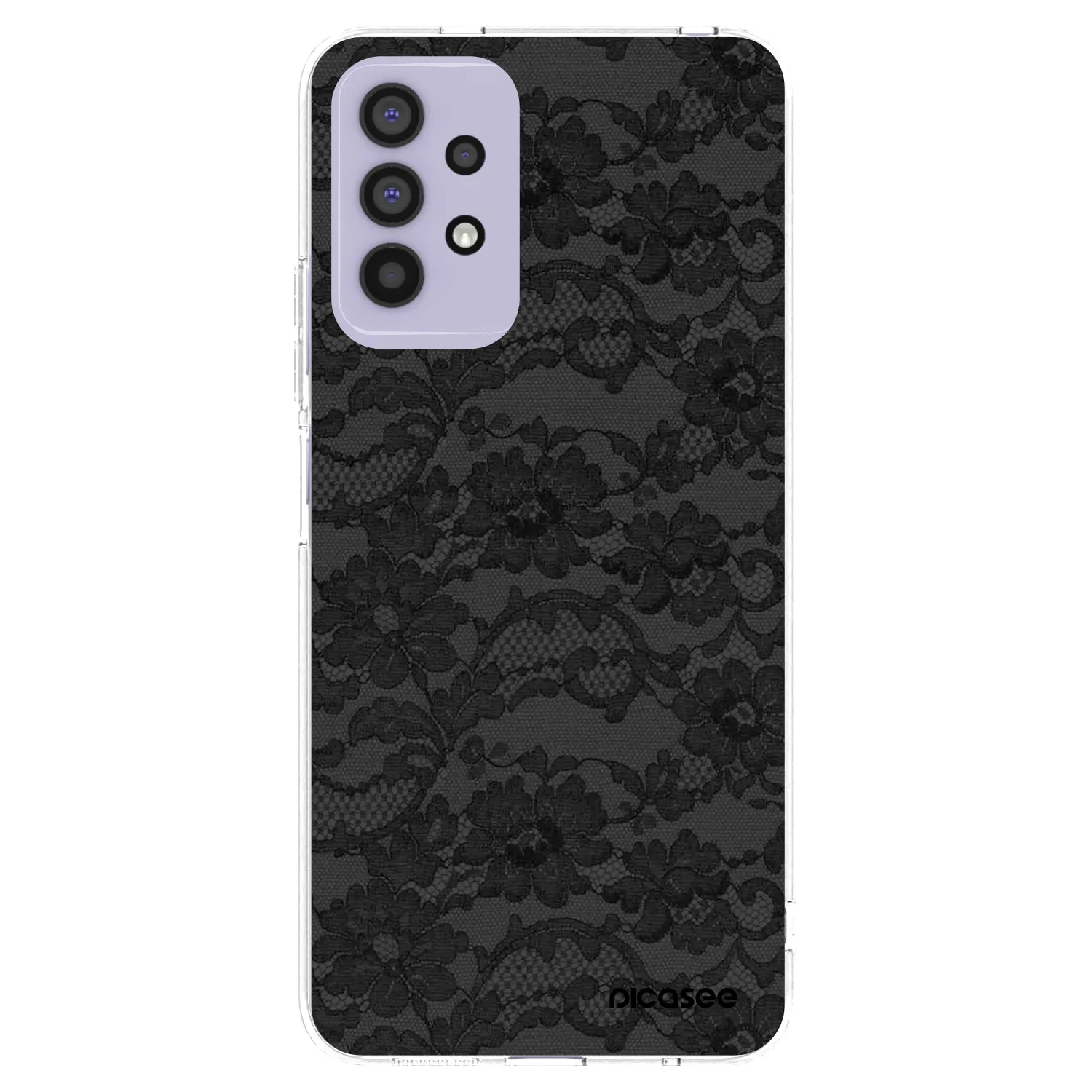 Picasee Samsung Galaxy A32 4G SM-A325F Hülle - Transparentes Silikon - Dark Elegance