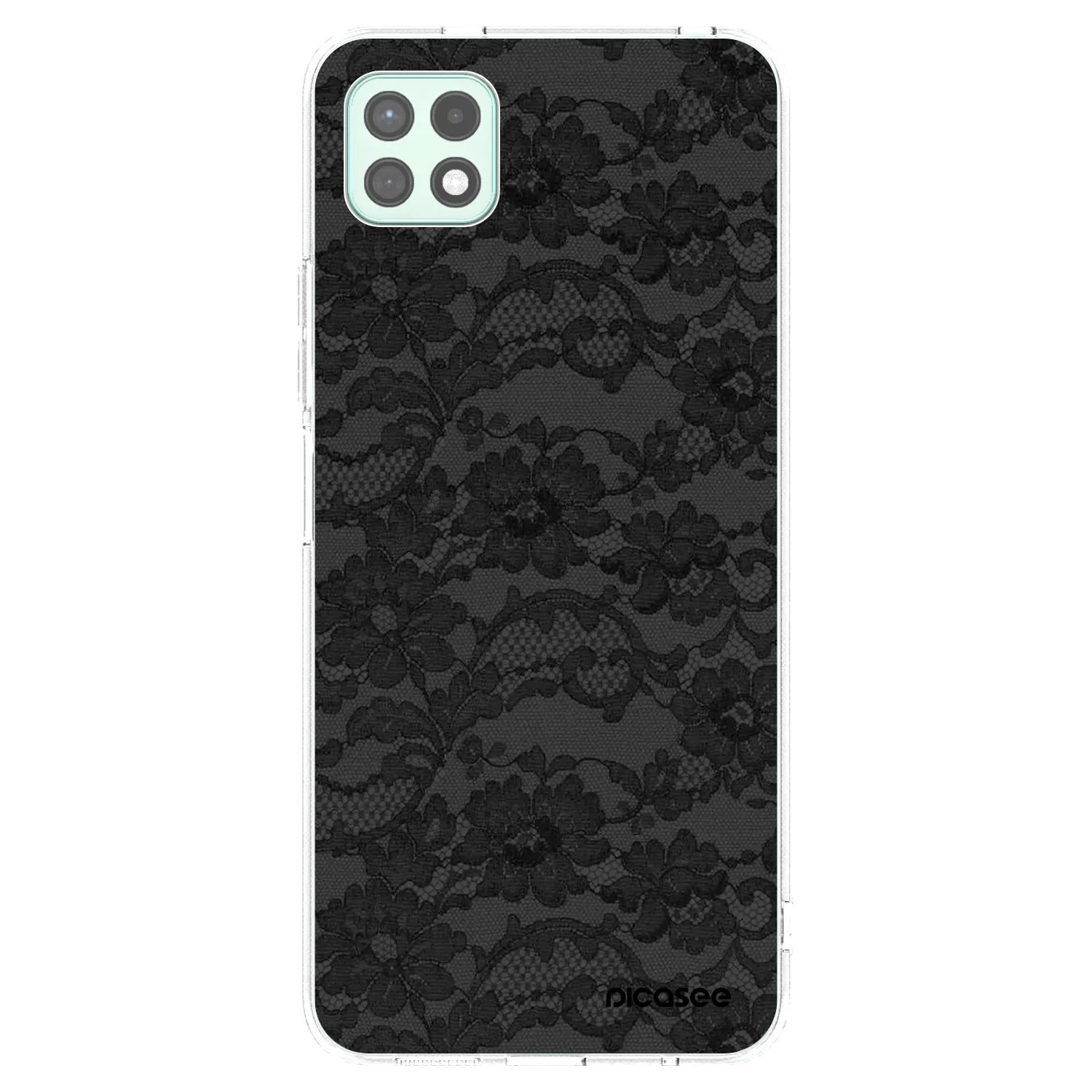 Picasee Samsung Galaxy A22 A226B 5G Hülle - Transparentes Silikon - Dark Elegance