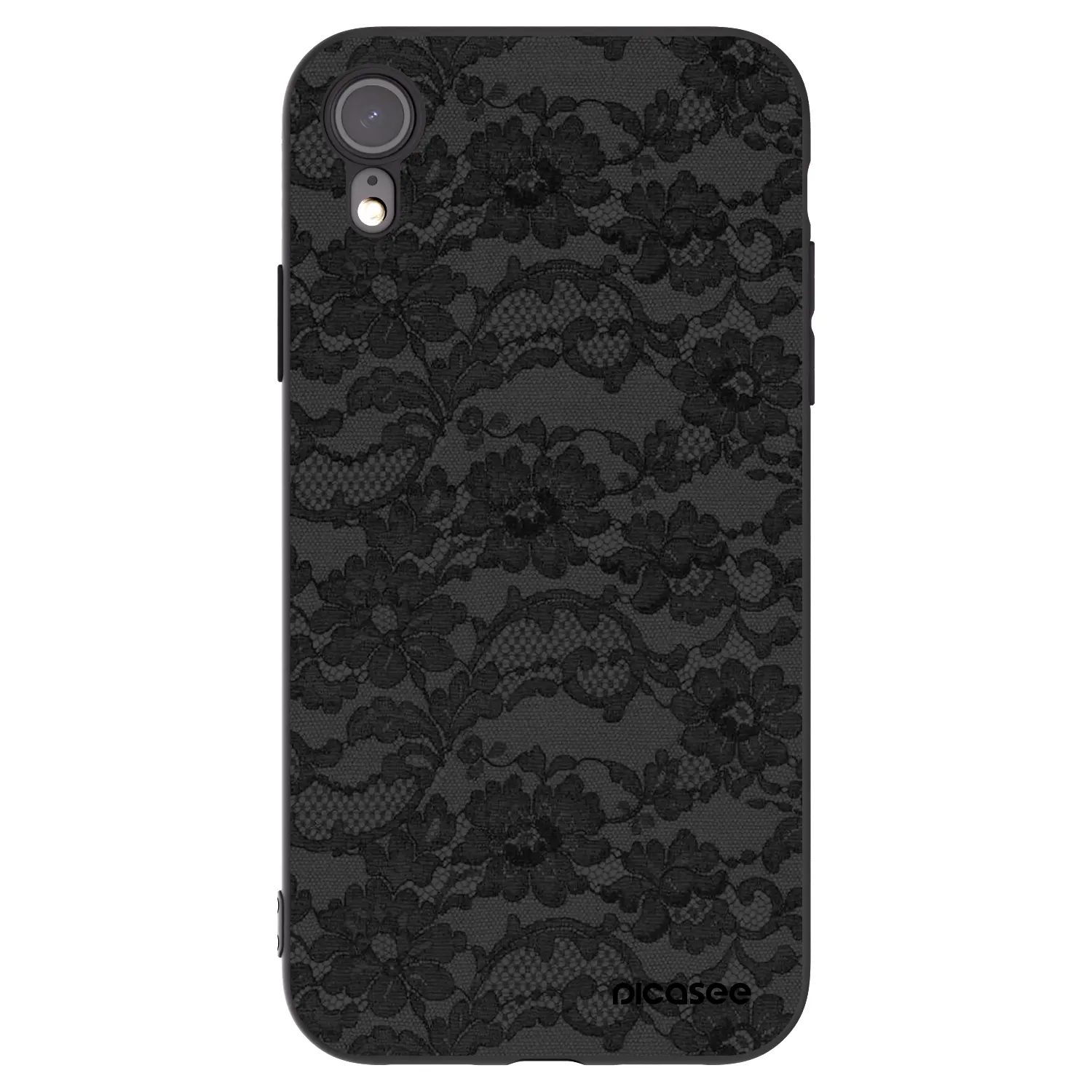 Picasee Apple iPhone 6 Plus/6S Plus Hülle - Schwarzes Silikon - Dark Elegance