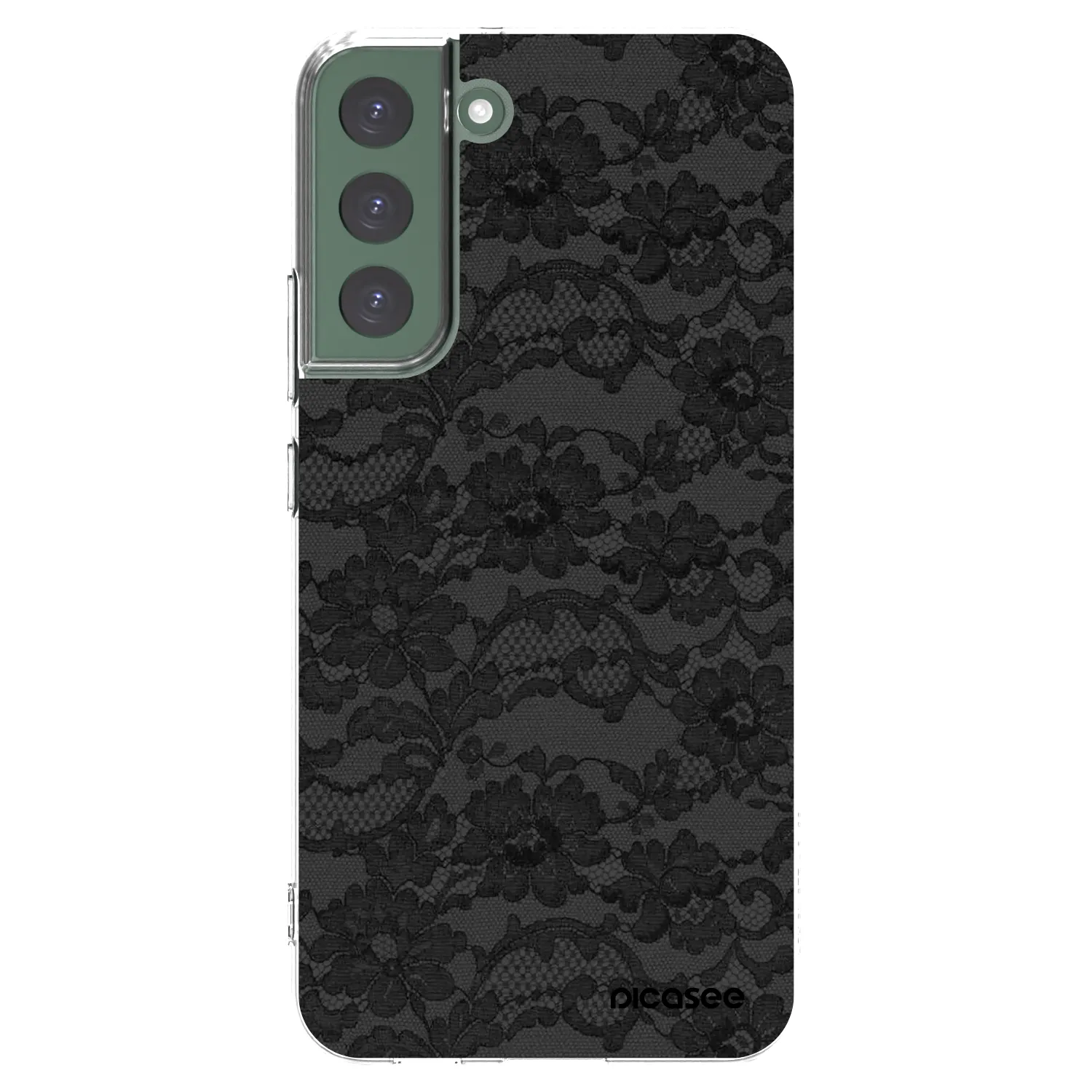 Picasee Samsung Galaxy S22+ 5G Hülle - Transparentes Silikon - Dark Elegance