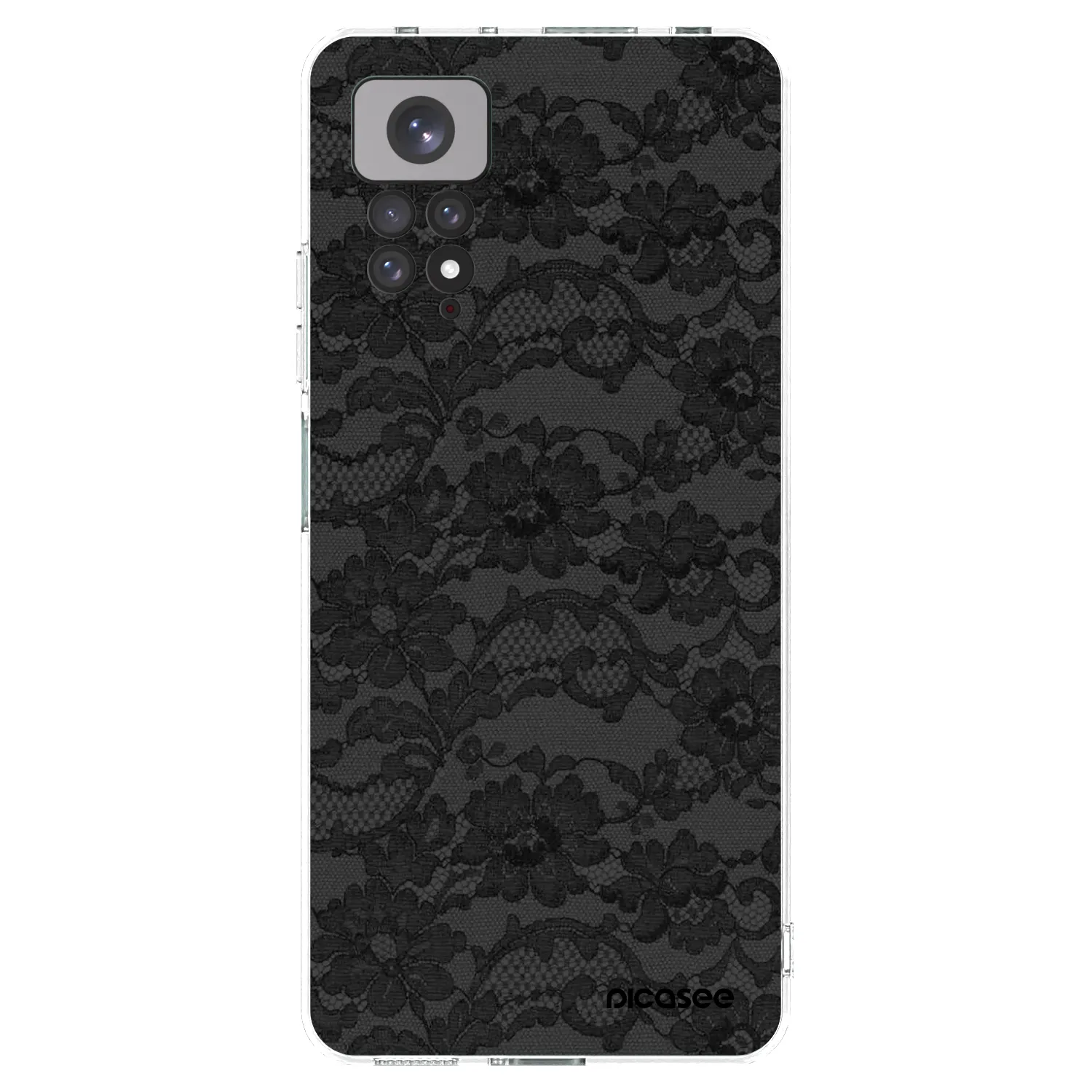 Picasee Xiaomi Redmi Note 11 Hülle - Transparentes Silikon - Dark Elegance