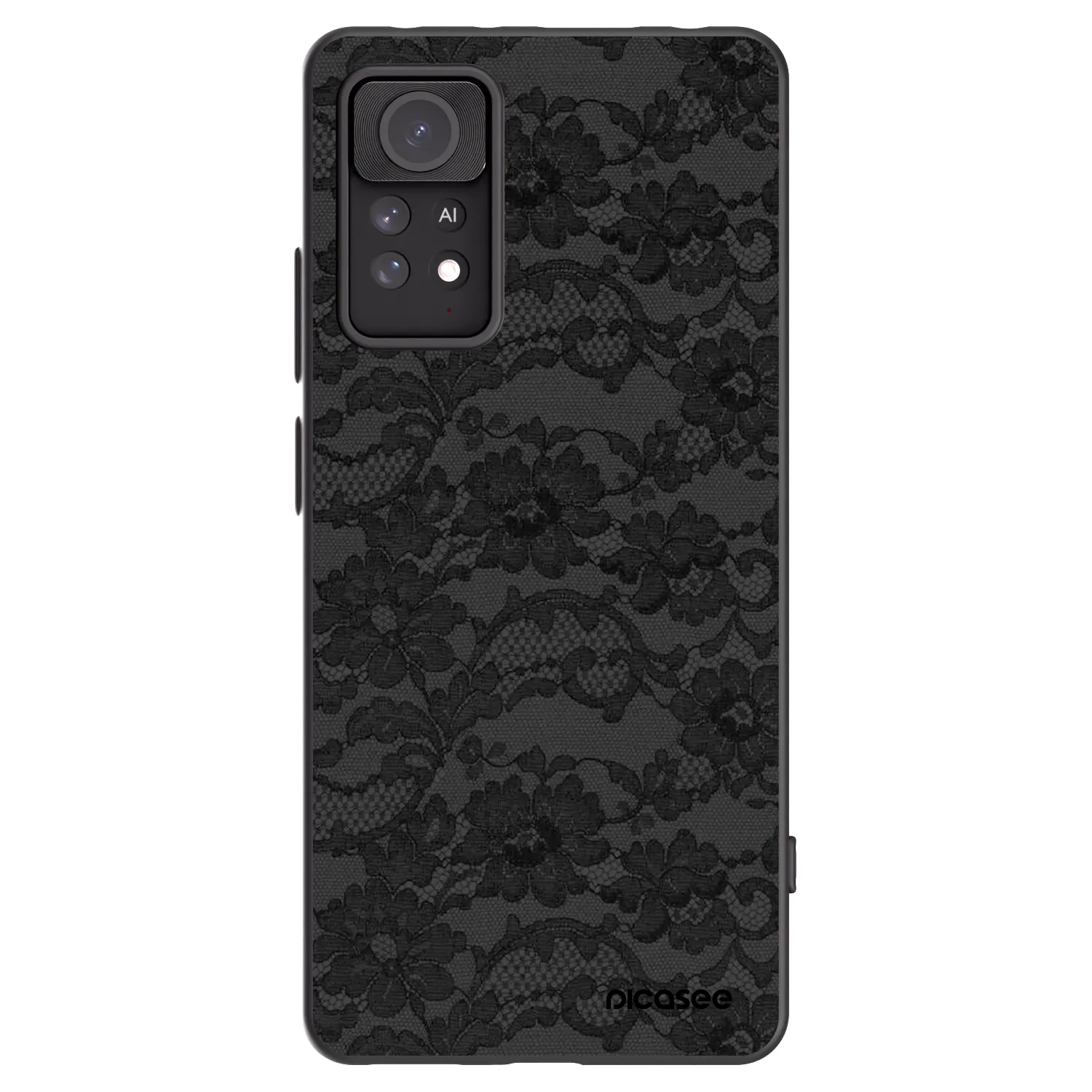 Picasee Xiaomi Redmi Note 11 Pro Hülle - Schwarzes Silikon - Dark Elegance