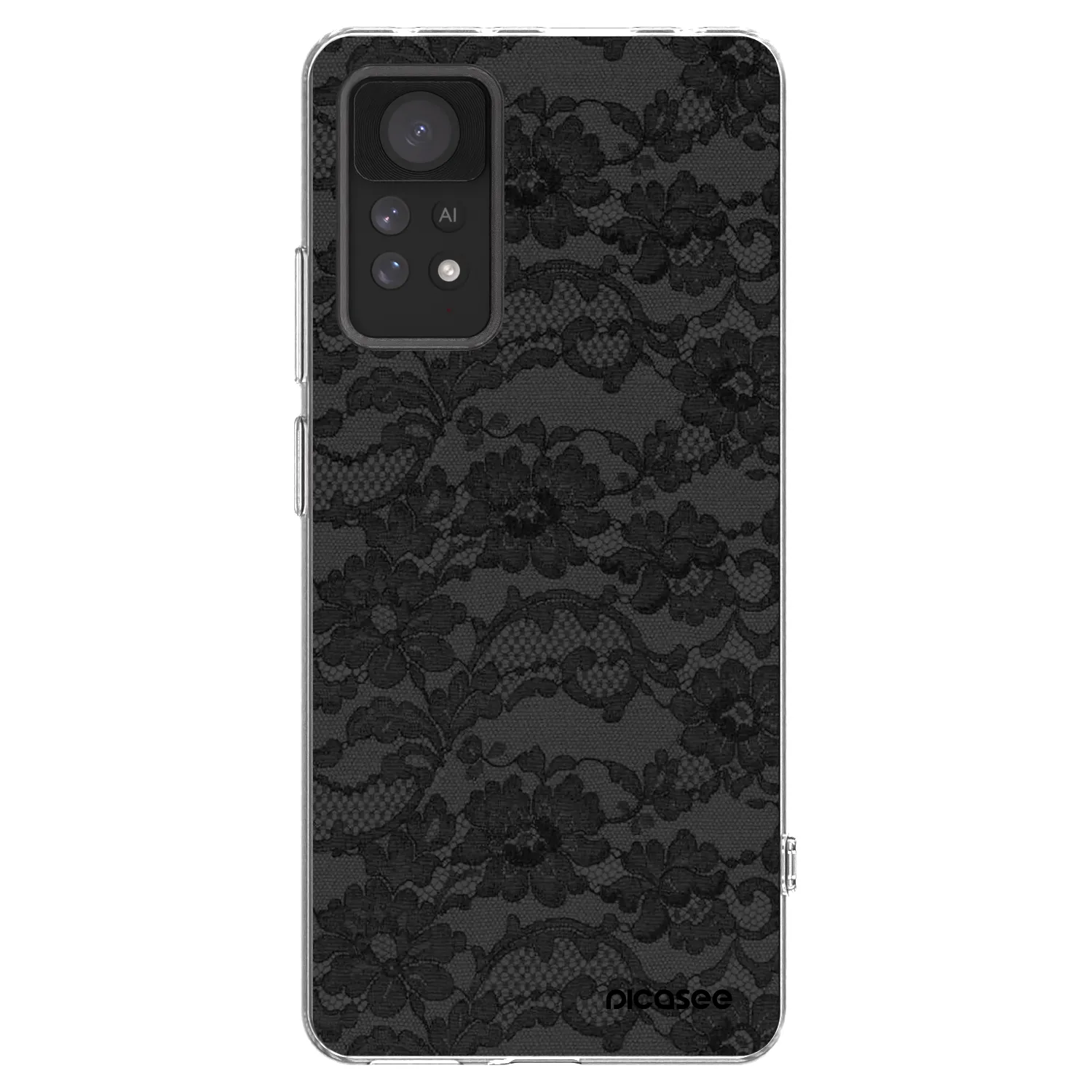 Picasee Xiaomi Redmi Note 11 Pro Hülle - Transparentes Silikon - Dark Elegance
