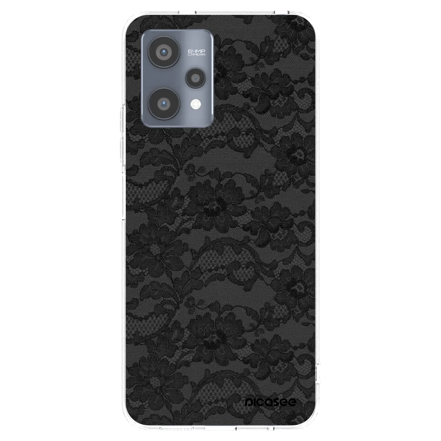 Picasee Realme 9 Pro 5G Hülle - Transparentes Silikon - Dark Elegance