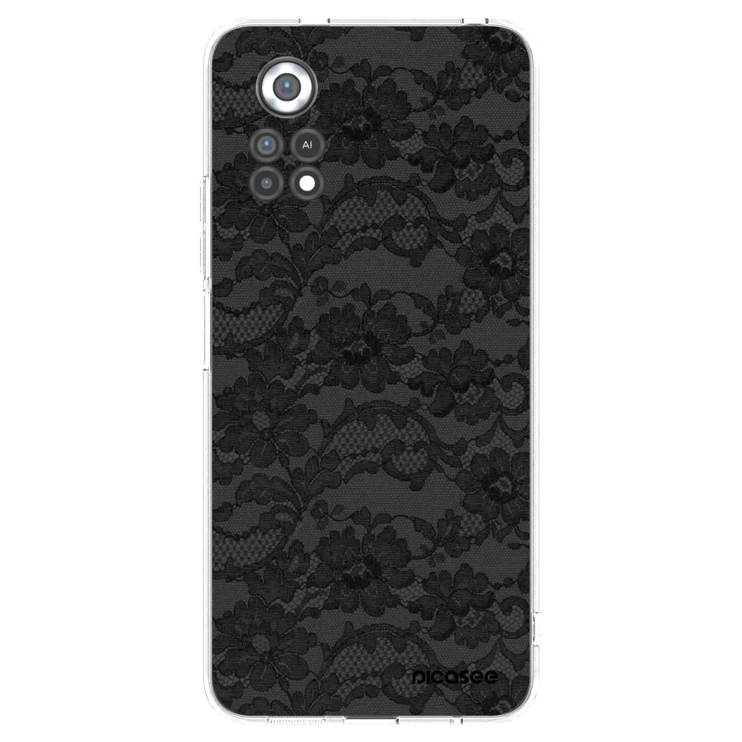 Picasee Xiaomi Poco X4 Pro 5G Hülle - Transparentes Silikon - Dark Elegance