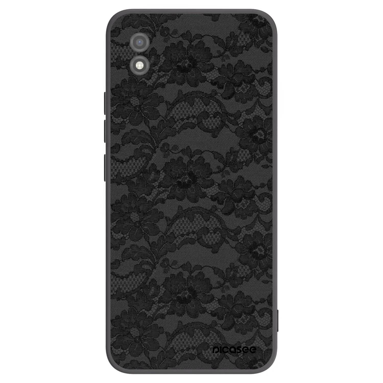 Picasee Realme C11 (2021) Hülle - Schwarzes Silikon - Dark Elegance