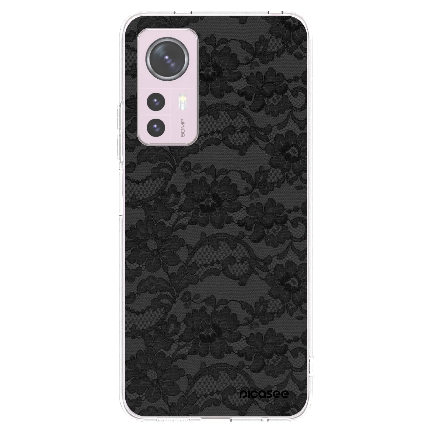 Picasee Xiaomi 12 Hülle - Transparentes Silikon - Dark Elegance