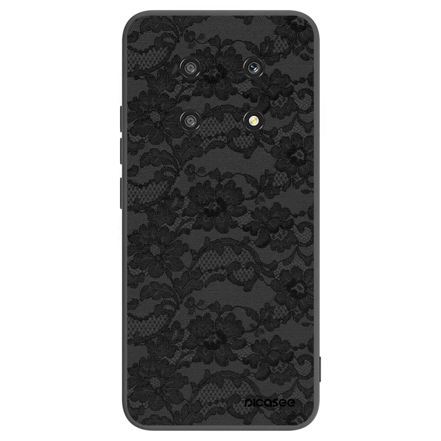 Picasee Honor Magic4 Lite 5G Hülle - Schwarzes Silikon - Dark Elegance
