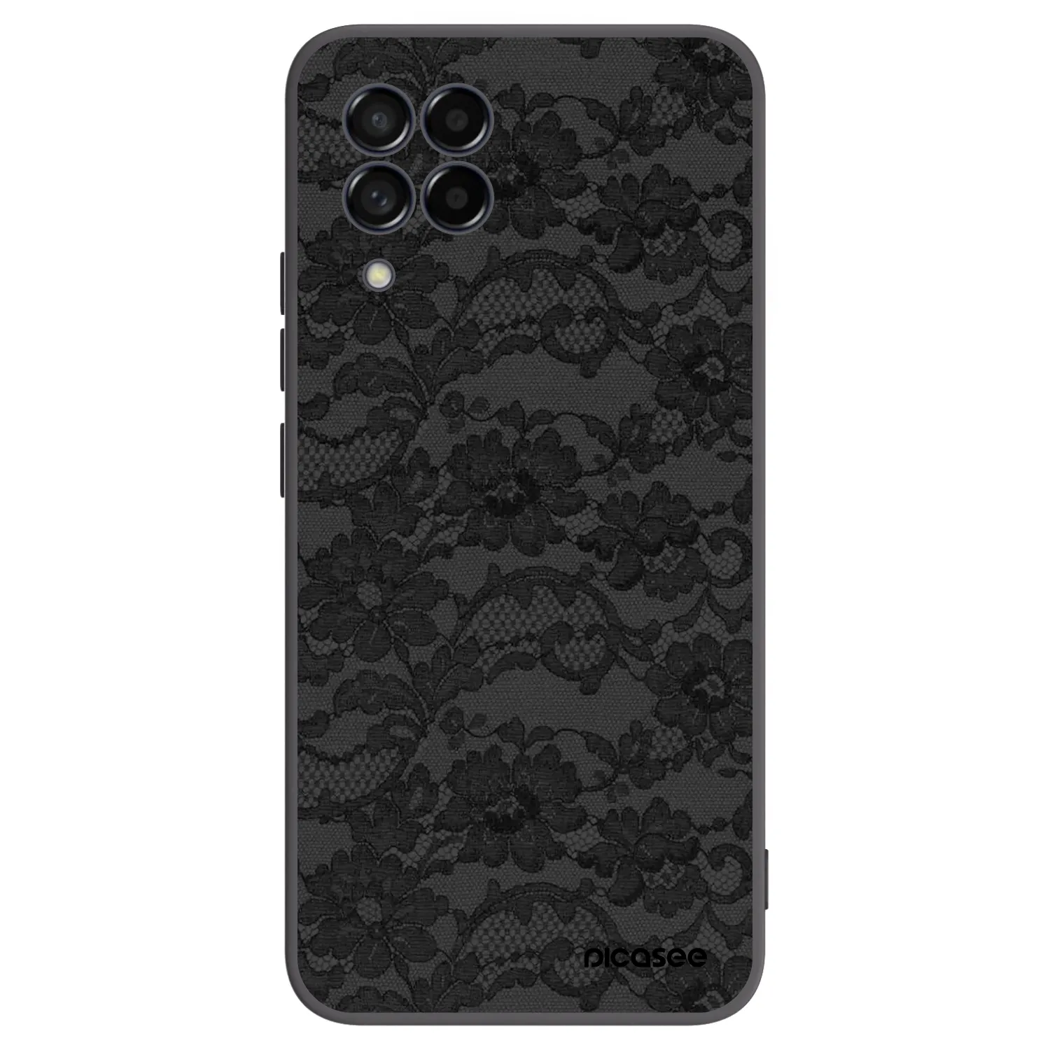 Picasee Samsung Galaxy M53 5G Hülle - Schwarzes Silikon - Dark Elegance