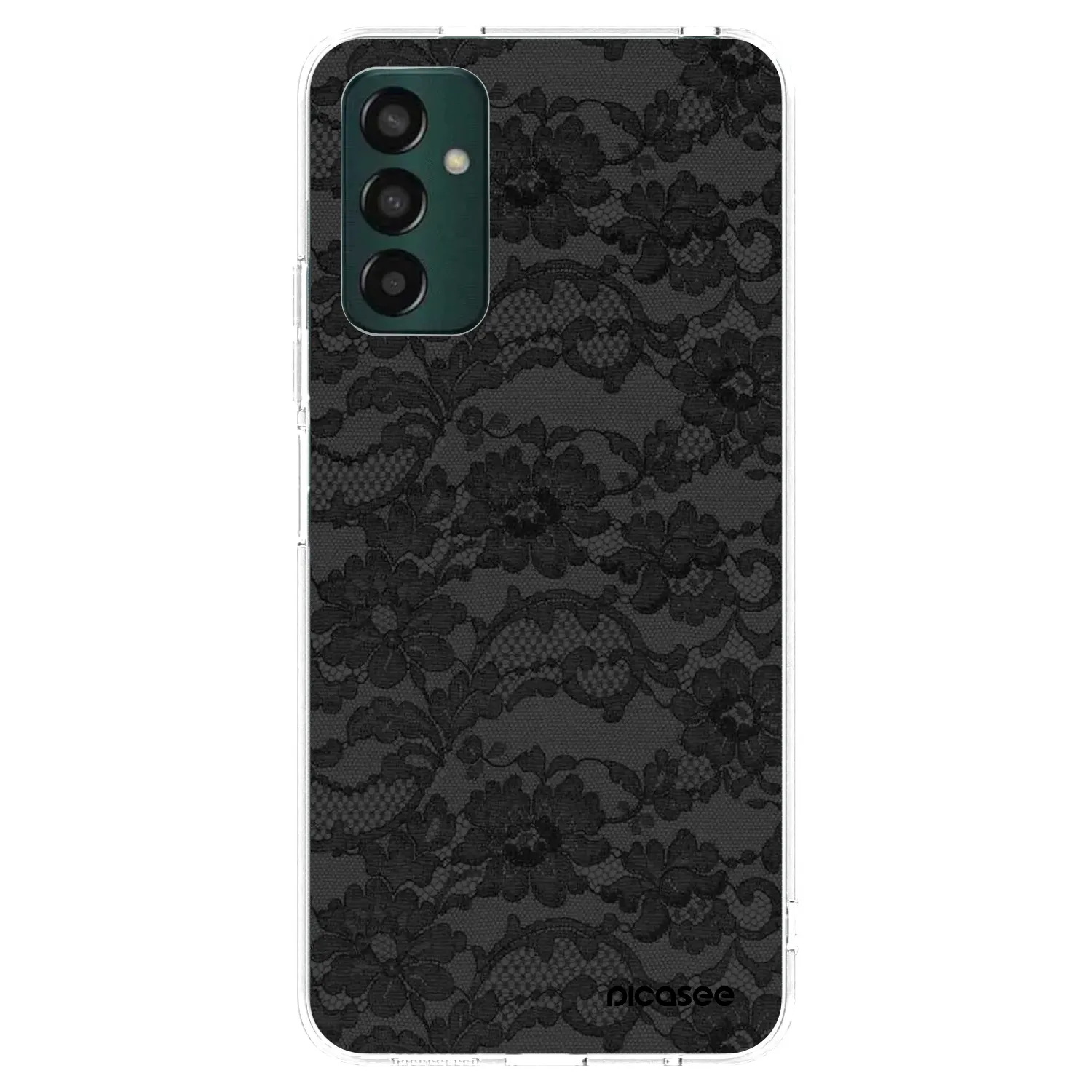 Picasee Samsung Galaxy M13 M135F Hülle - Transparentes Silikon - Dark Elegance