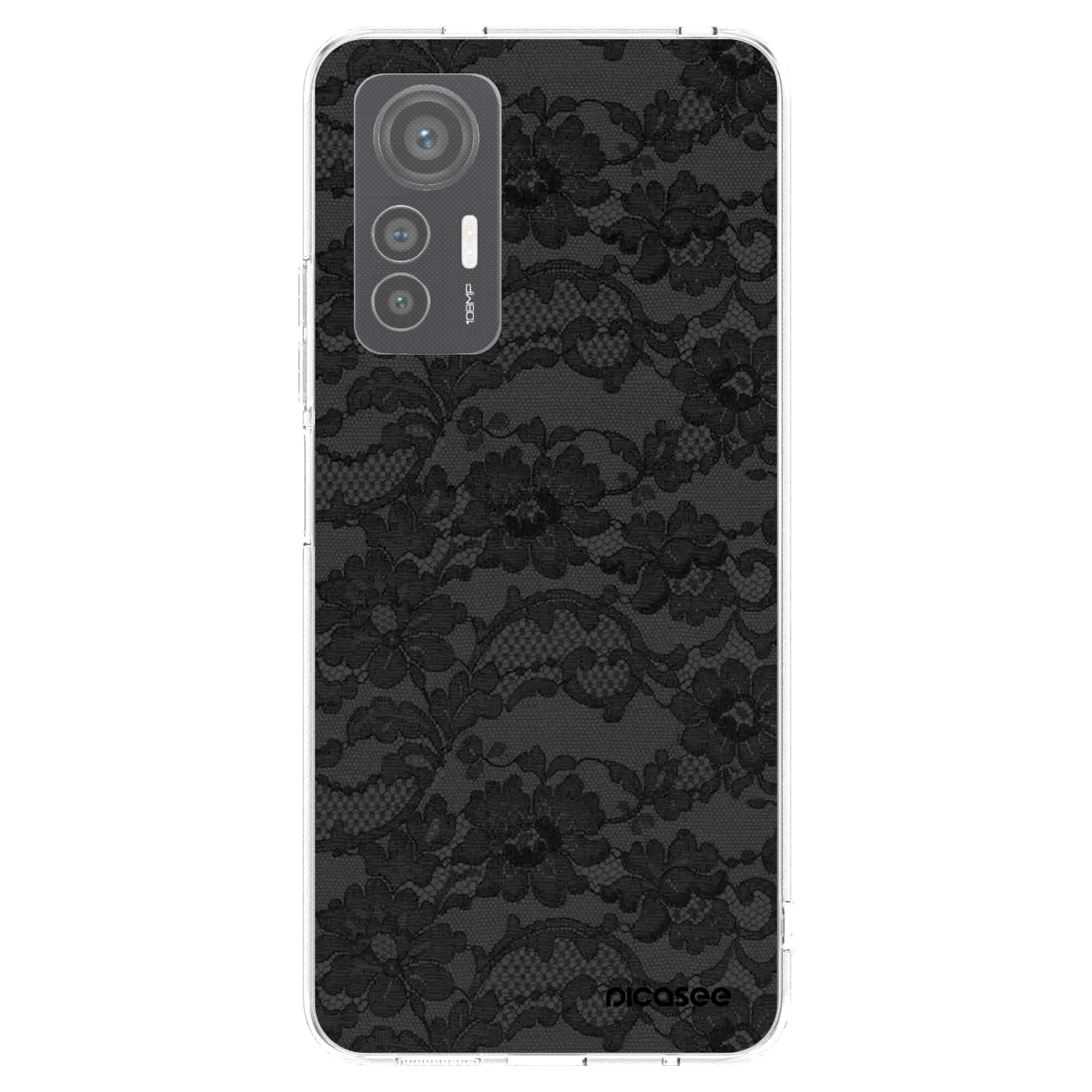 Picasee Xiaomi 12 Lite Hülle - Transparentes Silikon - Dark Elegance