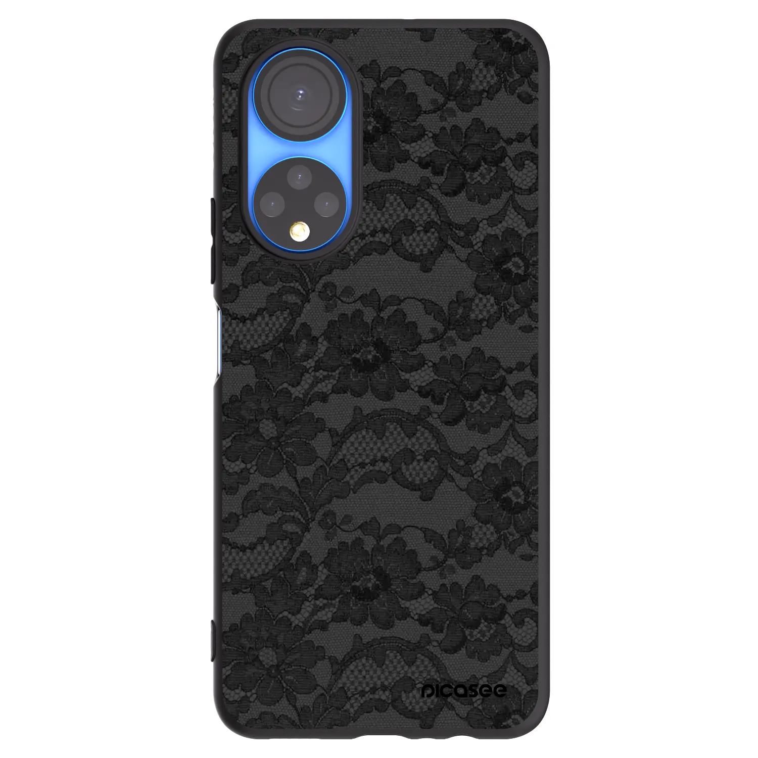 Picasee Honor X7 Hülle - Schwarzes Silikon - Dark Elegance