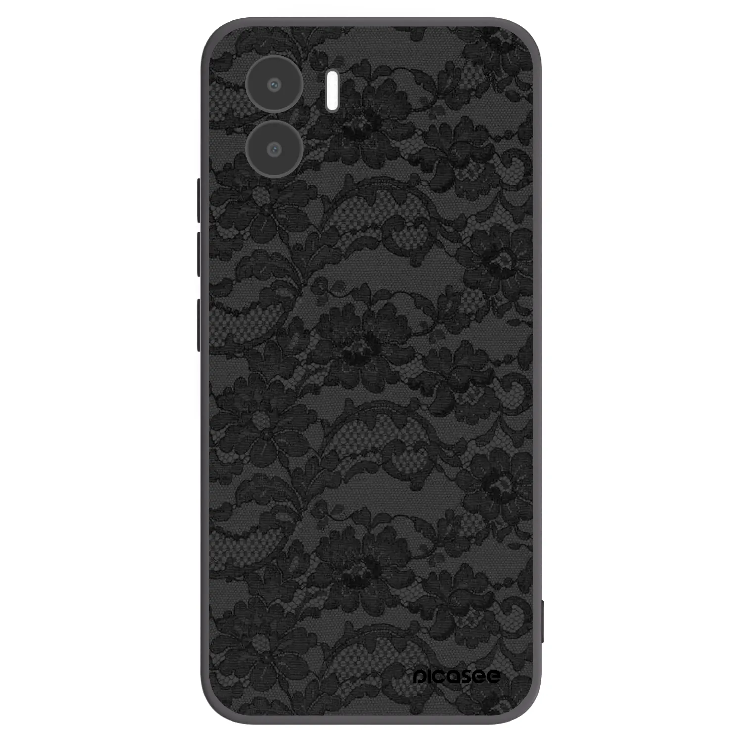 Picasee Xiaomi Redmi A1 Hülle - Schwarzes Silikon - Dark Elegance