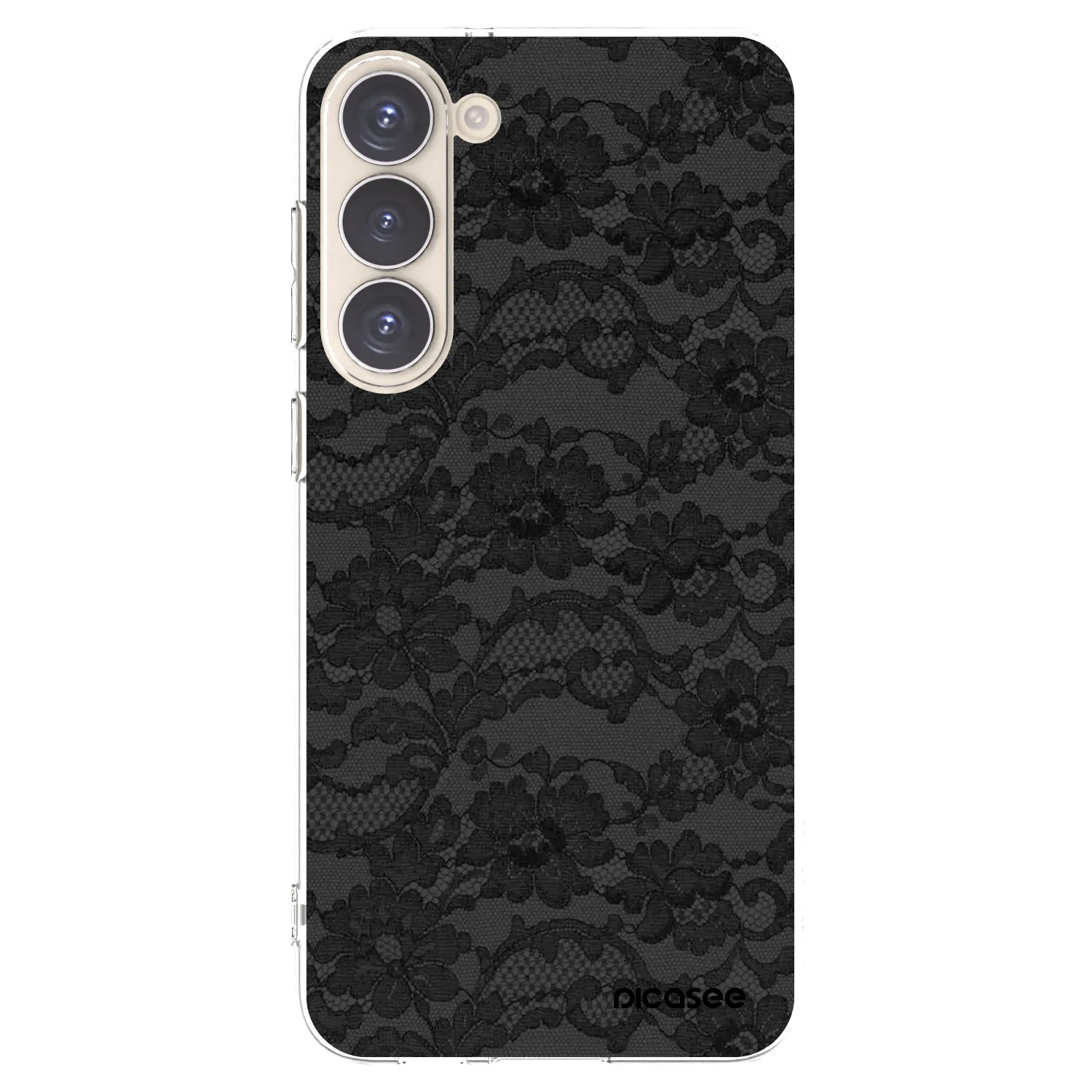 Picasee Samsung Galaxy S23+ 5G Hülle - Transparentes Silikon - Dark Elegance