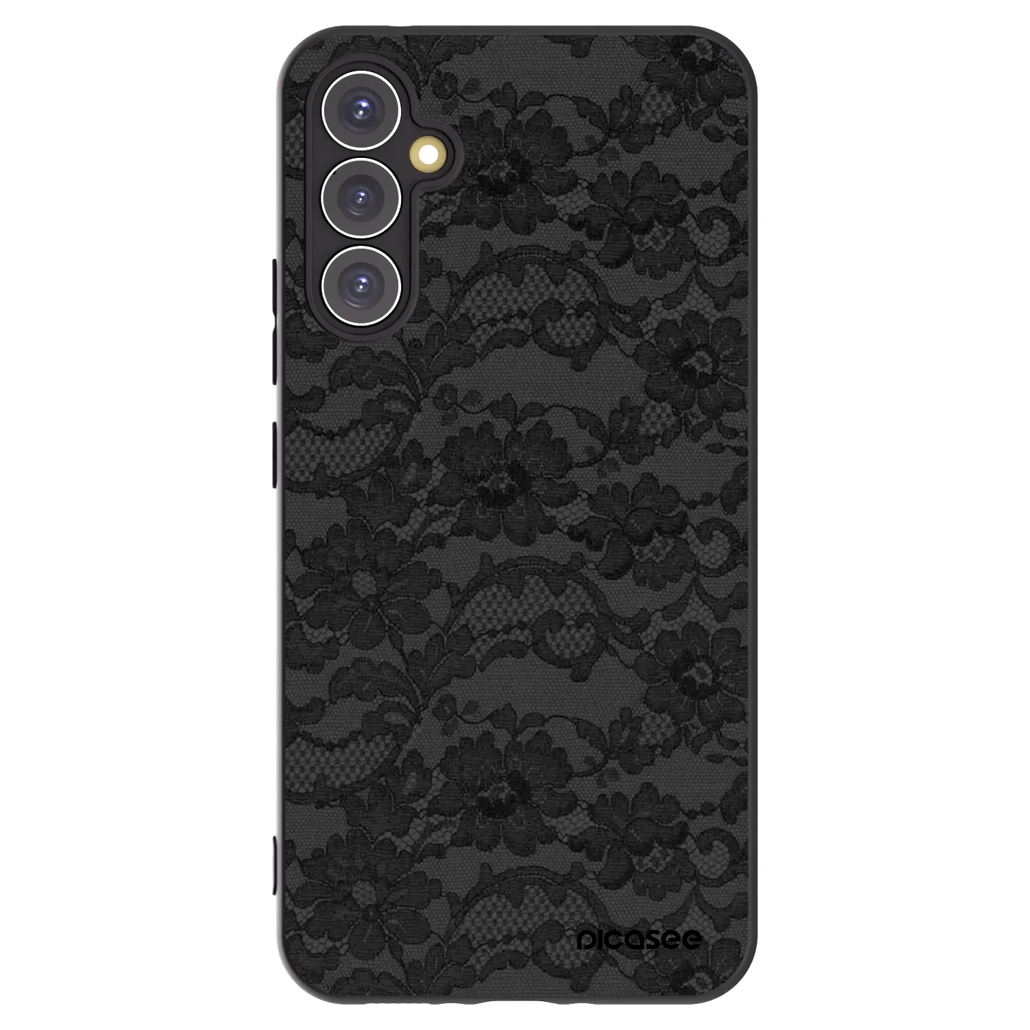 Picasee Samsung Galaxy A34 5G A346B Hülle - Schwarzes Silikon - Dark Elegance