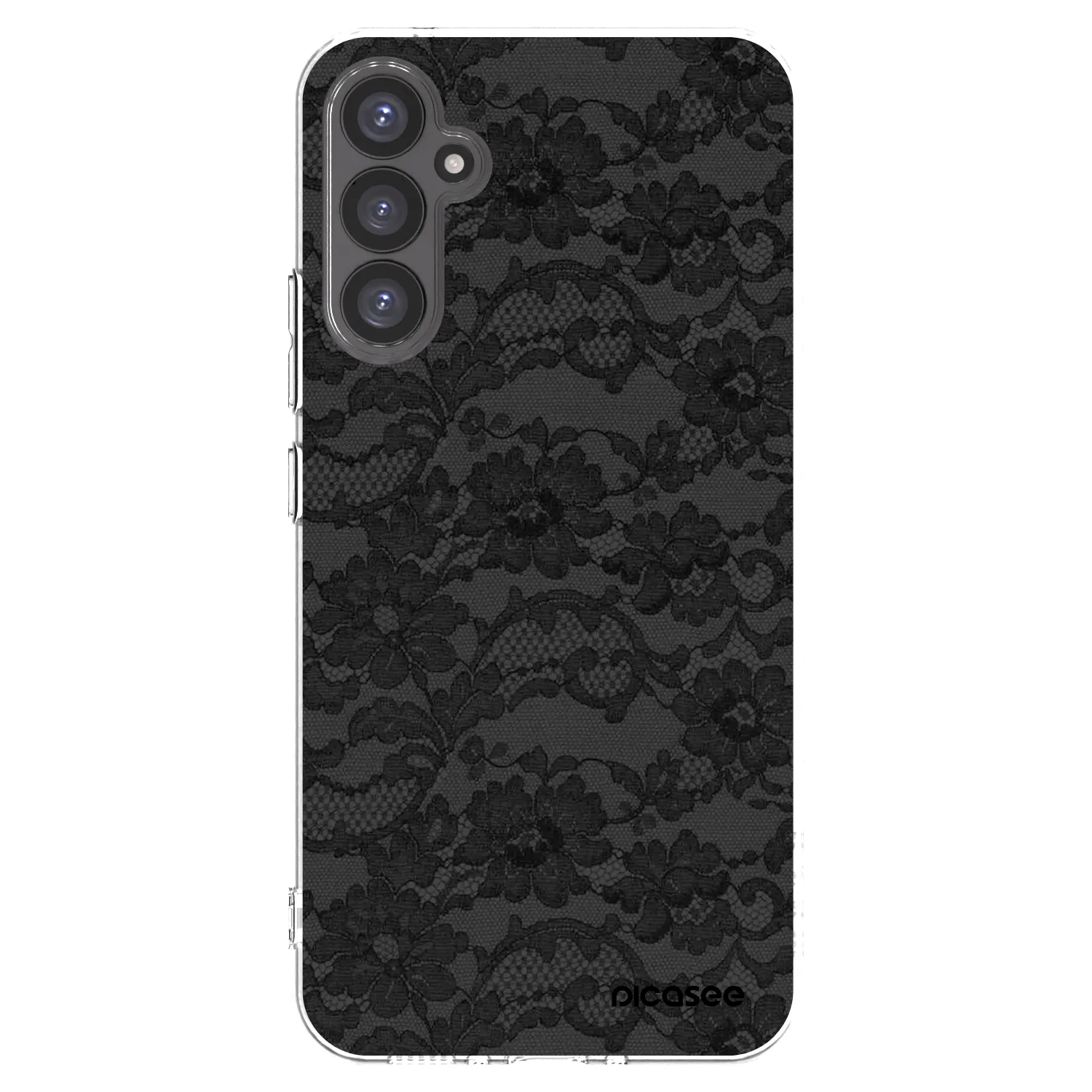 Picasee Samsung Galaxy A34 5G A346B Hülle - Transparentes Silikon - Dark Elegance