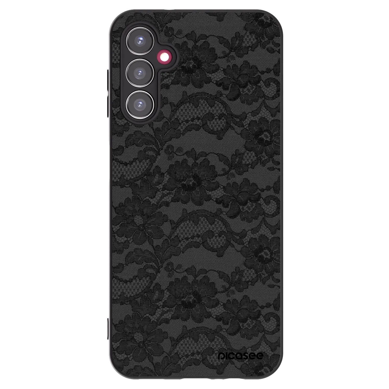 Picasee Samsung Galaxy A14 5G A146P Hülle - Schwarzes Silikon - Dark Elegance
