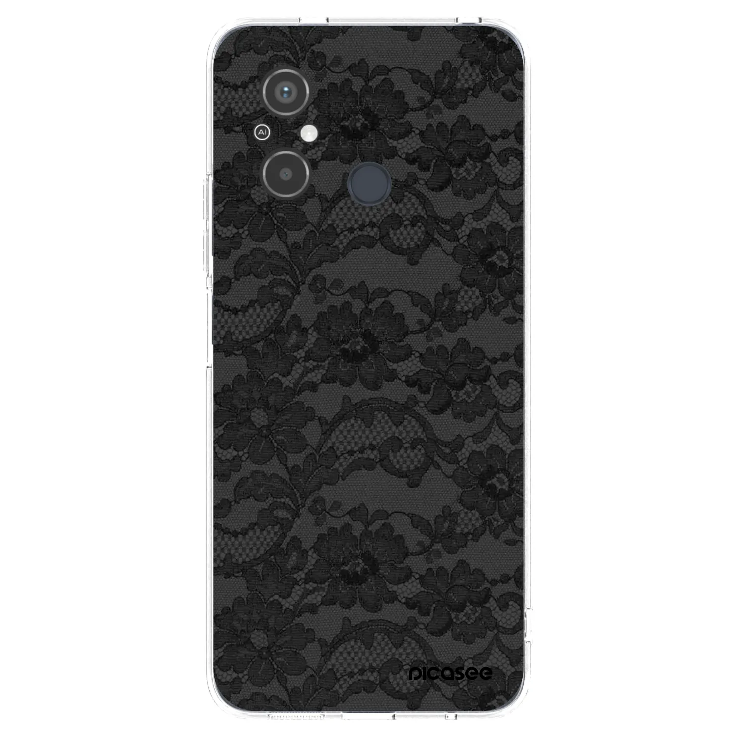 Picasee Xiaomi Redmi 12C Hülle - Transparentes Silikon - Dark Elegance