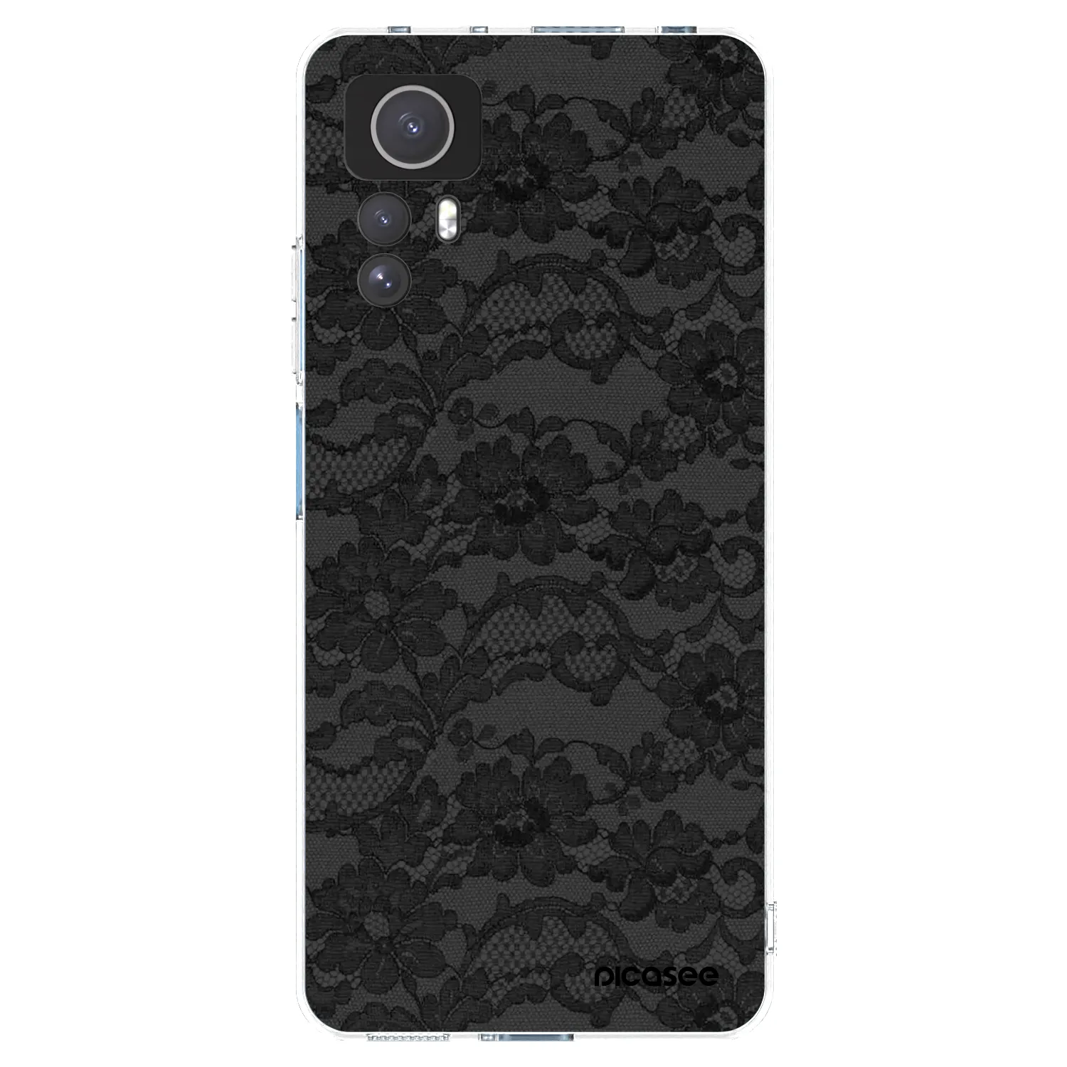 Picasee Xiaomi Redmi Note 12S Hülle - Transparentes Silikon - Dark Elegance