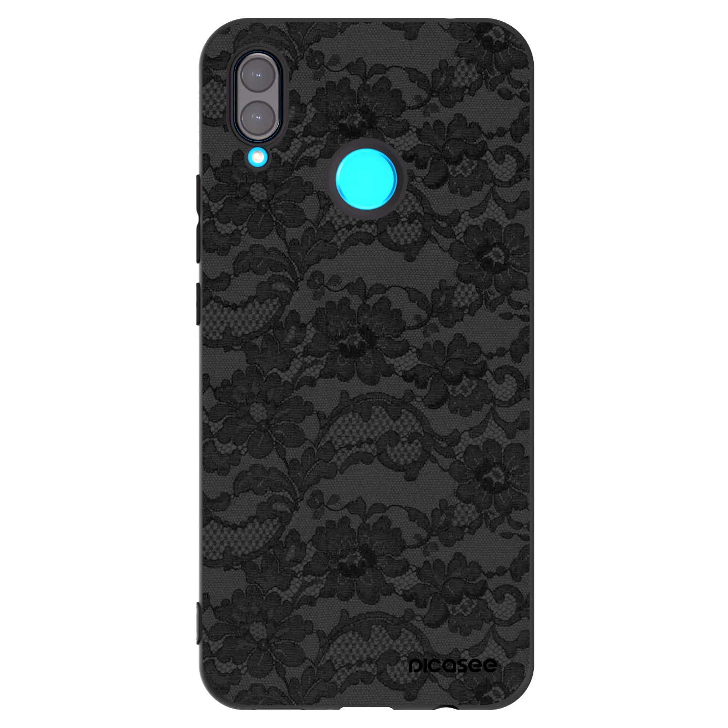 Picasee Huawei Nova 3 Hülle - Schwarzes Silikon - Dark Elegance