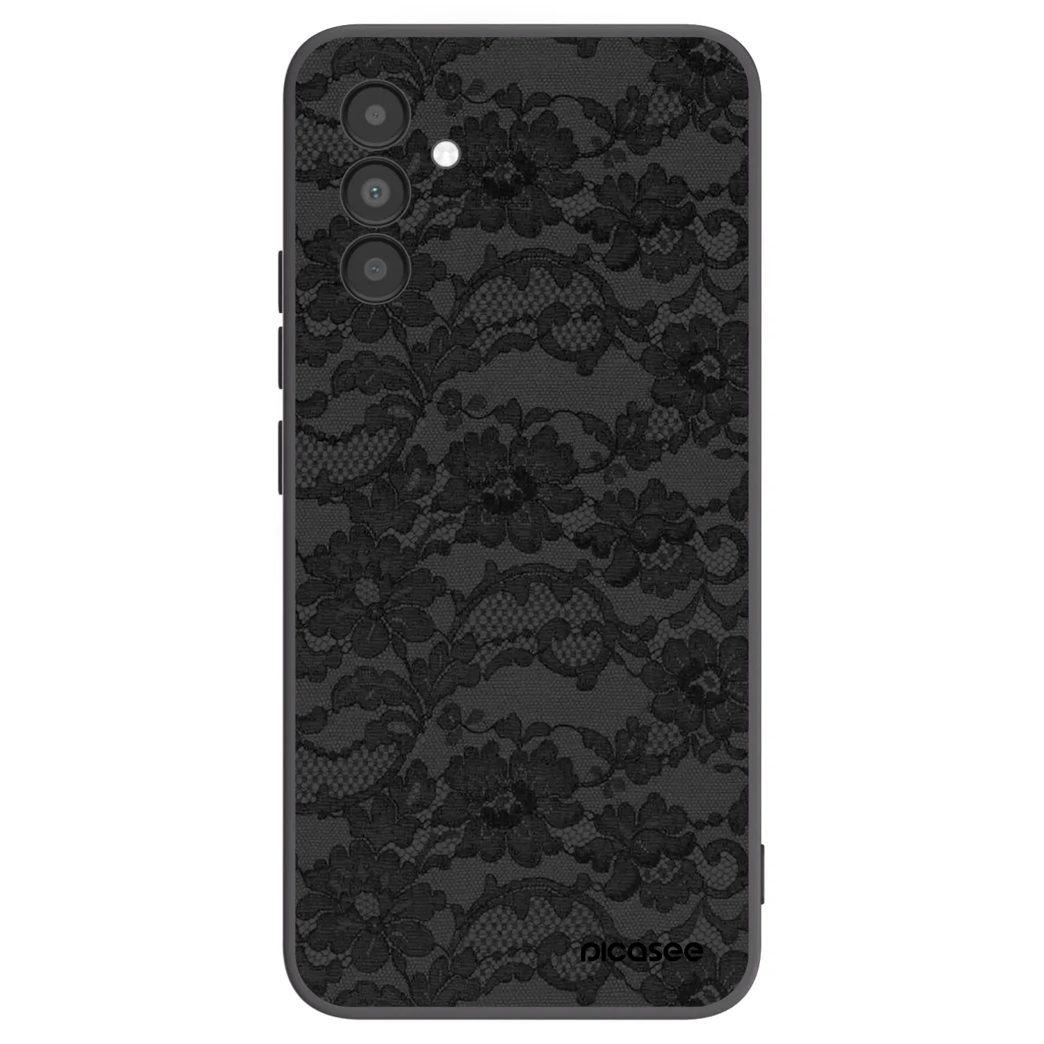 Picasee Samsung Galaxy A04s A047F Hülle - Schwarzes Silikon - Dark Elegance