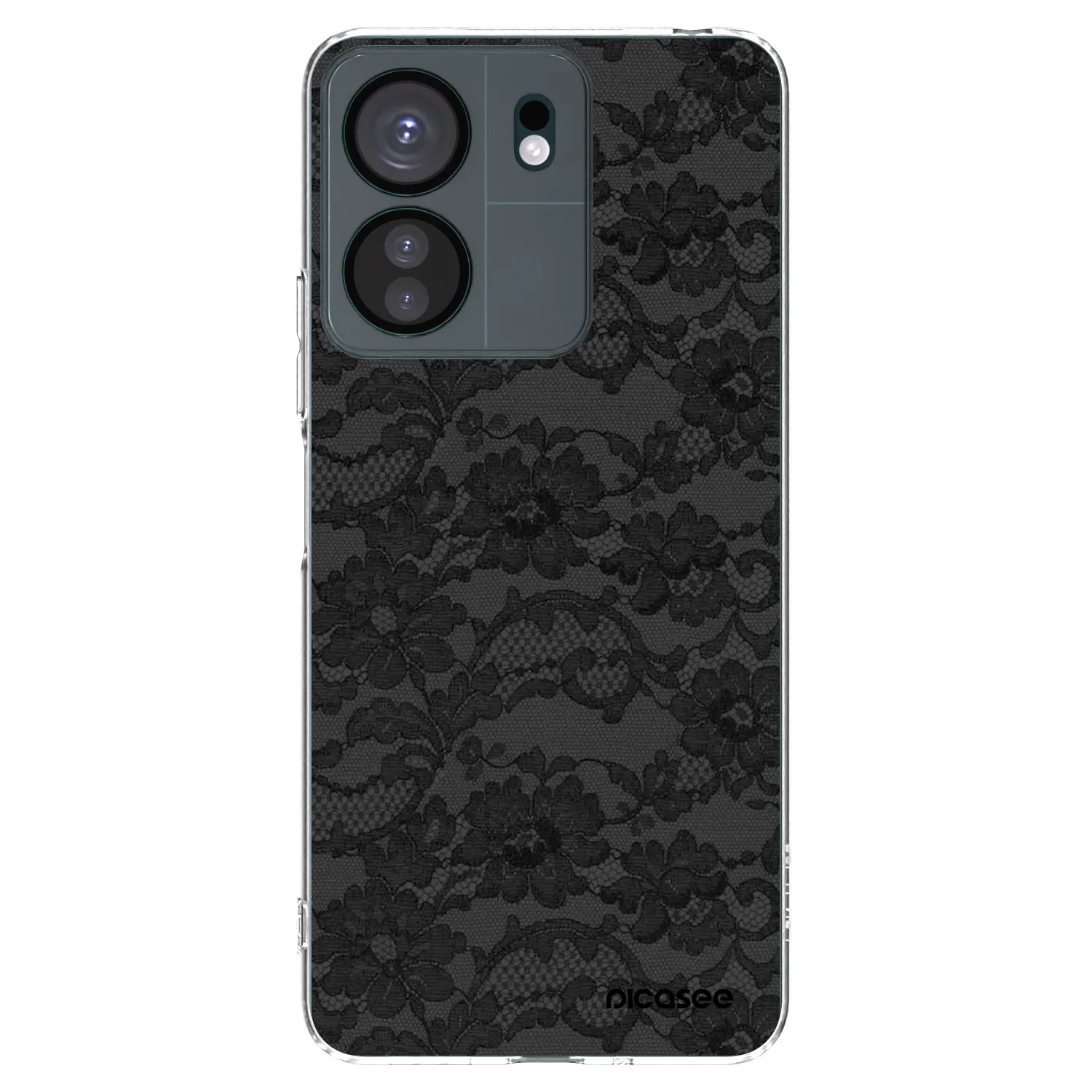 Picasee Xiaomi Redmi 13C 4G Hülle - Transparentes Silikon - Dark Elegance