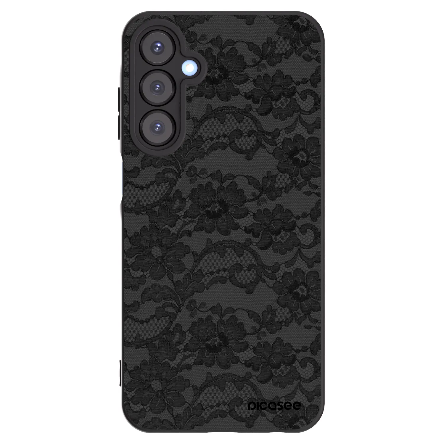Picasee Samsung Galaxy A25 A256B 5G Hülle - Schwarzes Silikon - Dark Elegance