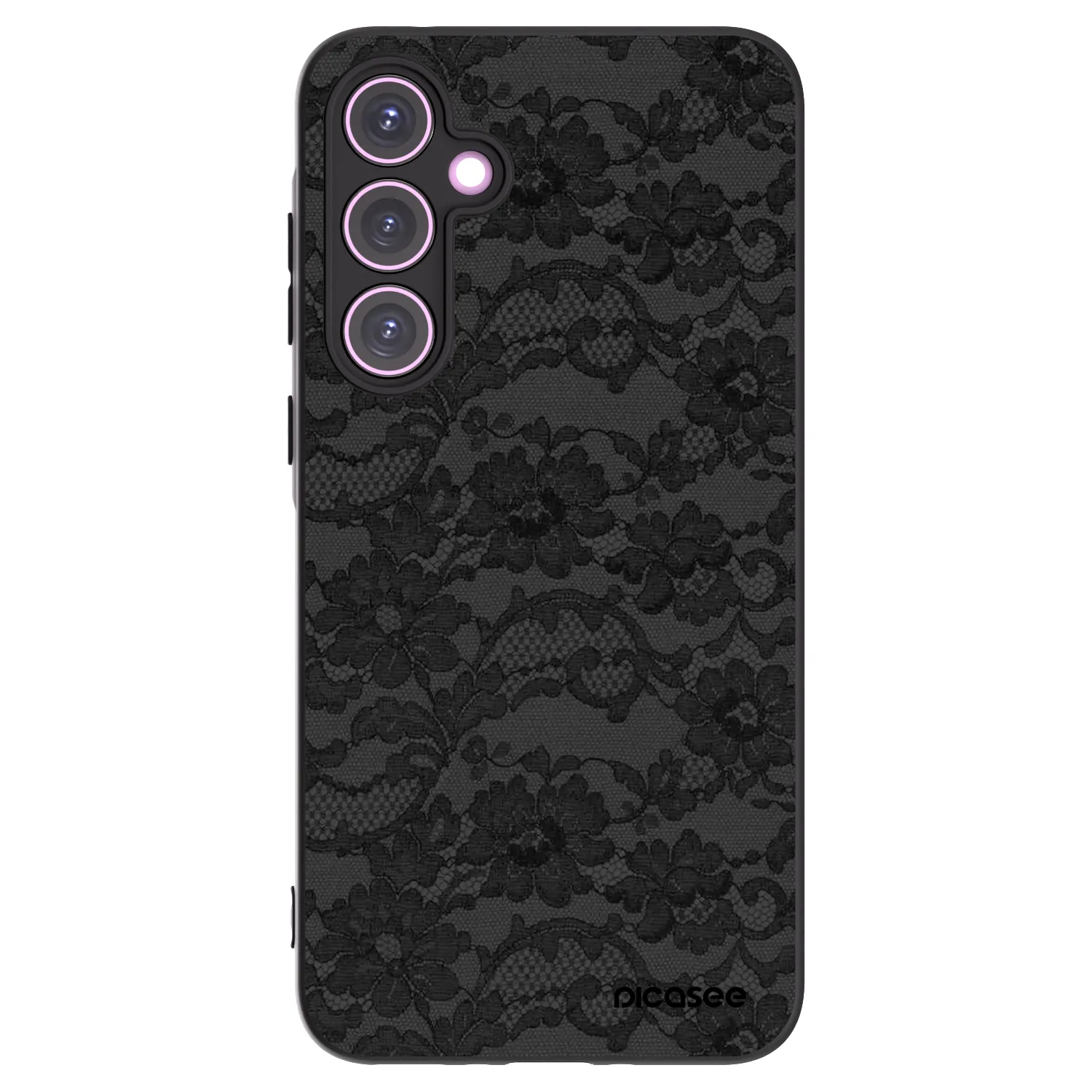 Picasee Samsung Galaxy A35 5G A356B Hülle - Schwarzes Silikon - Dark Elegance